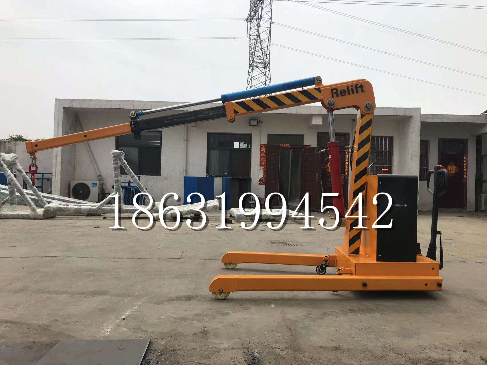 门头沟区久征定做3吨三轮随车吊 农用园林绿化移树吊 平板工程用小吊机